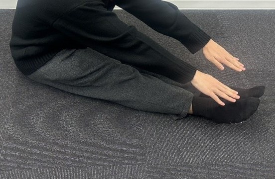 ストレッチで筋肉の緊張を和らげる画像